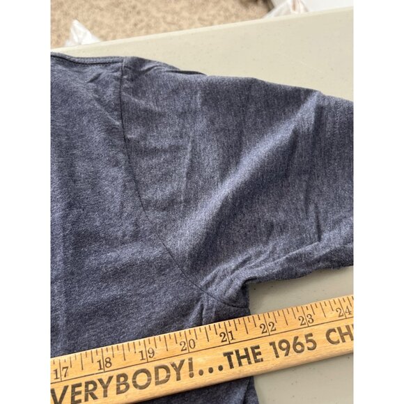 Homefield Kansas Jayhawks Short Sleeve T Shirt Men L Gray Cotton Polyester Basic - Picture 6 of 7